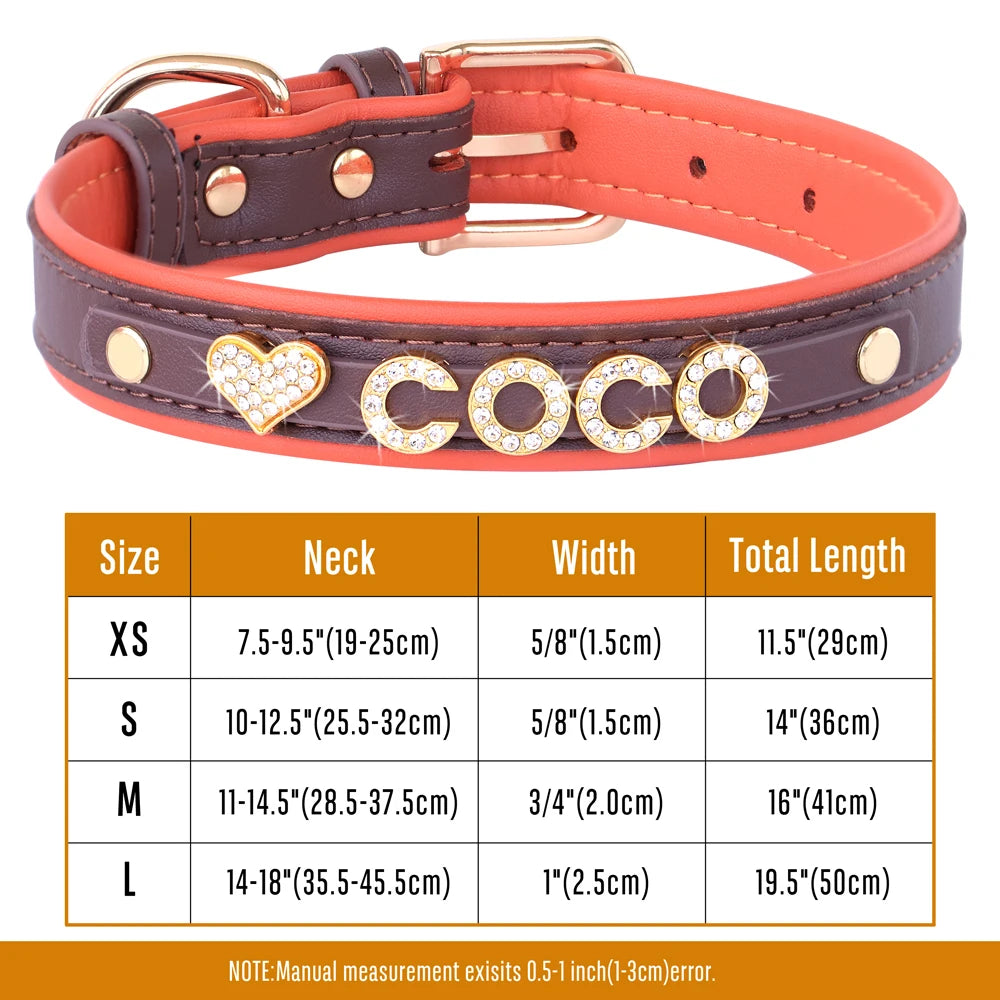 Personalisierter Halsband für kleine Hunde oder Katzen