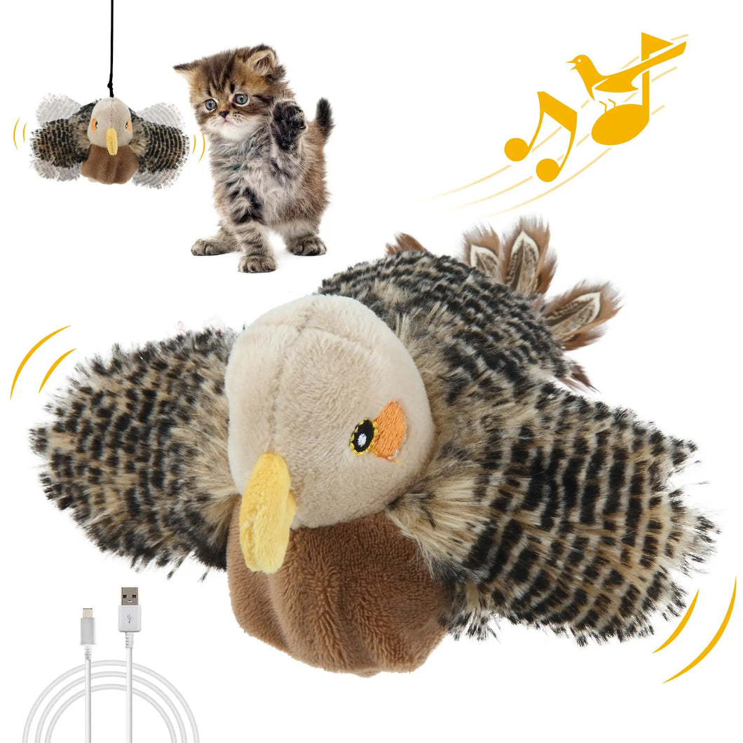 Aktiver Vogel Maus und Igel für Katzen